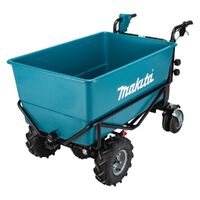 Makita 18Vx2 Brushless Wheelbarrow with Flat Bucket (Tool Only) DCU605Z