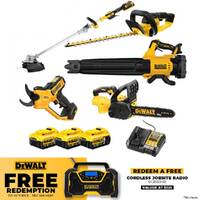 DeWalt 18V XR 5 Piece Outdoor 5.0Ah Combo DCZ541P3-XE