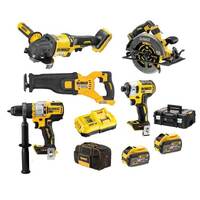DeWalt 18V XR Brushless 5 Piece Kit 9.0ah DCZ596X2T-XE