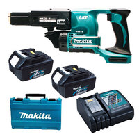 Makita 18V Auto Feed Screwdriver 3.0Ah Set DFR450RFEX