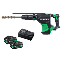 HiKOKI 36V Brushless SDS Max Rotary Hammer MultiVolt Battery Set DH3640DA(HAZ)