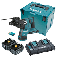 Makita 18Vx2 AWS 28mm Brushless SDS Plus Rotary Hammer 5.0Ah Set DHR282PT2JU