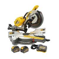 DeWalt 54V XR FLEXVOLT 305mm Compound Slide Mitre Saw with XPS Kit DHS780T2A-XE