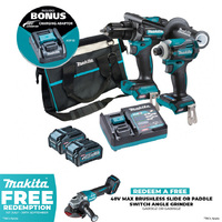 Makita 2 Piece 40V Max 4.0Ah Combo Kit DK0114G201