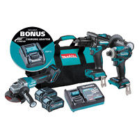 Makita 3 Piece 40V Max 4.0Ah Combo Kit DK0141G301