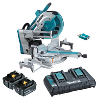 Makita 18Vx2 305mm Slide Mitre Saw (AWS) 5.0Ah Set DLS211PT2U