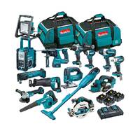 Makita 18V Brushless 15 Piece 5.0ah Combo Kit DLX1509TX1