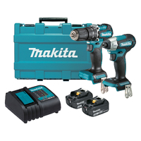 Makita 18V Brushless 2 Piece Sub-Compact 3.0ah Combo DLX2414S