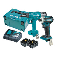 Makita 18V Brushless 2 Piece 5.0ah Combo DLX2459TJ