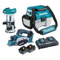 Makita 18V Brushless 3 Piece 5.0Ah Combo DLX3120TX1