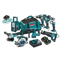 Makita 18V Brushless 8 Piece Combo DLX8016TX1