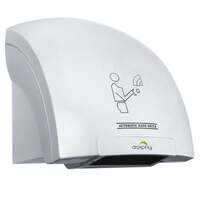 Dolphy eco touchless automatic wall mount hand dryer 1800w abs - white