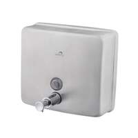 Dolphy manual stainless steel liquid soap dispenser 1200ml - silver