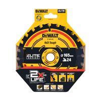 DeWalt 165x20mm 24T ELITE Circular Saw Blade DT10624-QZ