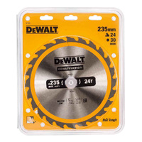 DeWalt 235mm x 30 x 24T Wood Construction Saw Blade DT1954-QZ