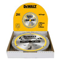 DeWalt 184mm x 24T (16/20mm) Saw Blade Constructions DT20542-QZ