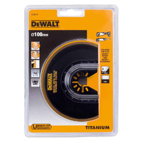 DeWalt 102mm Multi-Tool Titanium Flush Cut Semicircle Wood/Nails Blade DT20711-QZ
