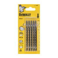 DeWalt 100mm 4 TP Curved Wood Jigsaw Blade 5pc DT2077-QZ