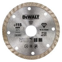 DeWalt 115mm x 22.2mm Universal Concrete Turbo Diamond Disc DT3702-QZ
