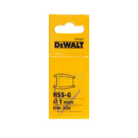 DeWalt 1.0mm HSS-G High Performance 118° Point Angle - 2pk DT5201-QZ