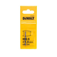 DeWalt 1.5mm HSS-G High Performance 118° Point Angle - 2pk DT5202-QZ