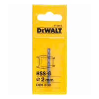 DeWalt 2.0mm HSS-G High Performance 118° Point Angle - 2pk DT5203-QZ