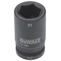 DeWalt 21mm Deep Well Extreme Impact Socket 1/2" Drive DT7539-QZ