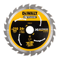 DeWalt 210mm x 30 24T Wood Extreme Runtime Saw Blade DT99565-QZ