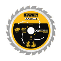 DeWalt 216mm x 30 24T Wood Extreme Runtime Saw Blade DT99568-QZ