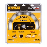 DeWalt XR Extreme Runtime Mitre Saw Blade 305mm 78T DT99596-QZ
