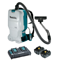 Makita 18Vx2 Backpack Vacuum 6.0Ah Set DVC660G2X1