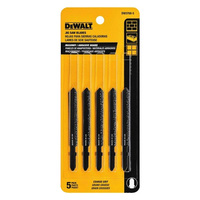 DeWalt 76mm Carbide Grit Masonry Jigsaw Blade 5pc DW3768-5