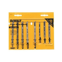 DeWalt Jigsaw Blade Set HCS / Bi-Metal Wood and Metal 8pc DW3791