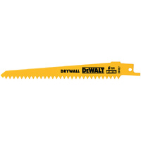 DeWalt 152mm (6") 6 TPI Plaster Specialist Material Saw Blade 5pc DW4851