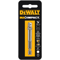 DeWalt 1/4" to 1/2" Max Impact Socket Adaptor DWA12ADPTMI