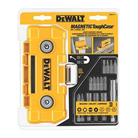 DeWalt 15pc Tough Case Magnetic Yellow Screwdriver Set DWMTC15