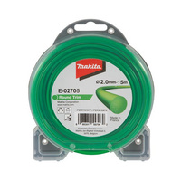 Makita 2mm x 15m Round Trim Line Green E-02705