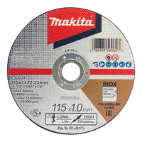 Makita Elite 115 x 1 x 22.23 Inox Cut Disc 25pk E-03034-25