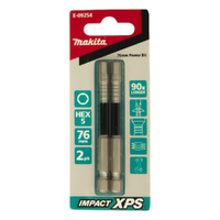 Makita HEX5 x 75mm Impact XPS Power Bit (2pk) E-09254