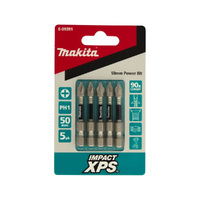 Makita PH1 x 50mm Impact XPS Power Bit (5pk) E-09391