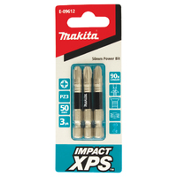 Makita PZ3 x 50mm Impact XPS Power Bit (3pk) E-09612