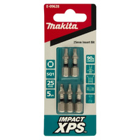 Makita SQ1 x 25mm Impact XPS Insert Bit (5pk) E-09628