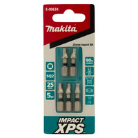 Makita SQ2 x 25mm Impact XPS Insert Bit (5pk) E-09634