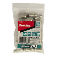 Makita 1/2" SQ x 50mm Impact XPS Socket Adapter (10pk) E-10350