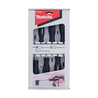 Makita 6 Piece PH, PZ & Slot DIY Hand Screwdriver Set E-13524