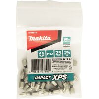 Makita PH2 x 25mm Impact XPS Insert Bits - 25 Pack - E-18281