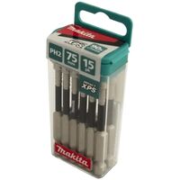 Makita PH2 x 75mm Impact XPS Power Bits - 15 Pack - E-18649