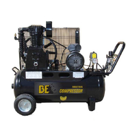 BE Industrial 2.5HP 10A 70L Belt Drive Air Compressor E7025