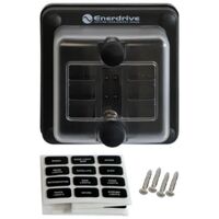 Fuse Block Panel Mount 1 In 6 Out With LEDs