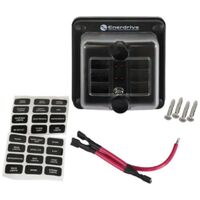 Fuse Block Panel Mount 6 In 6 Out With LEDs